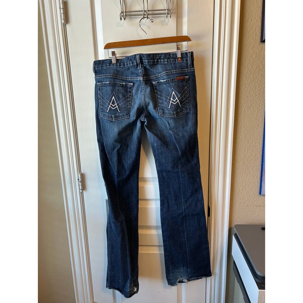 7 for all mankind The A Pocket Vintage Low Rise Bootcut Jeans - Picture 2 of 8